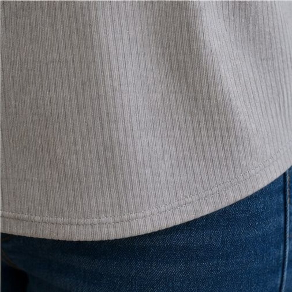 Gray Ruffle Blouse - Picture 6 of 6